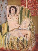 Henri Matisse Odlisk with uppatstrackta arms oil painting